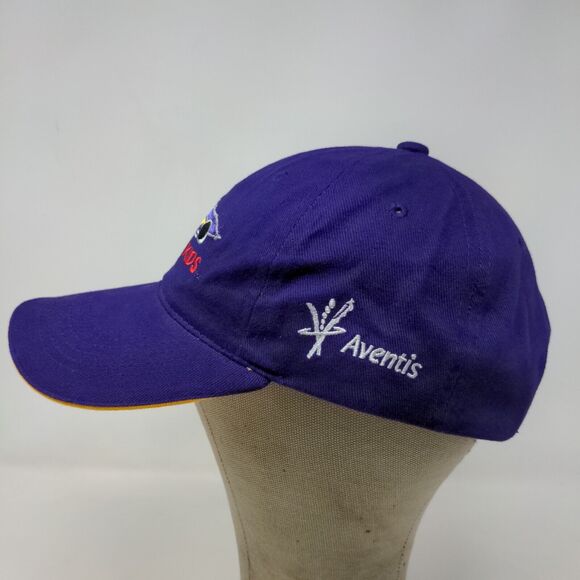 Racing for Kids Men's Strapback Hat Purple OSFA Embroidered Logo - Picture 5 of 10